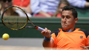 Nicolas Almagro In Full-swing Wallpaper