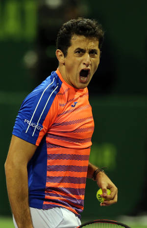 Nicolas Almagro Shouting Wallpaper