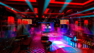 Night Bar Pub Design Wallpaper