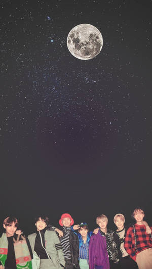 Night Sky Lockscreen Bts Wallpaper