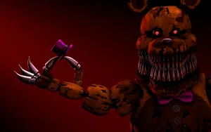 Nightmare Freddy Five Nights Wallpaper