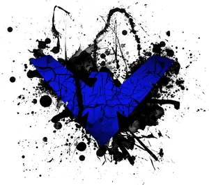 Nightwing Graffiti Art Wallpaper