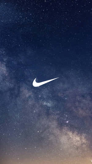 Nike Galaxy Twilight Sky Swoosh Logo Wallpaper