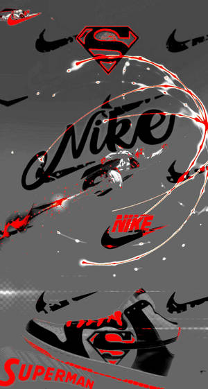 Nike Graffiti Superman Shoes Wallpaper