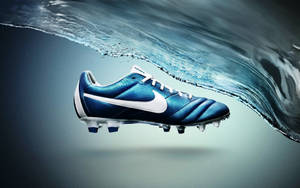 Nike Shoes Blue Football Acc Technology Wallpaper