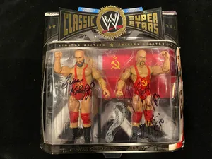 Nikita Koloff W W E Action Figure Signed Wallpaper