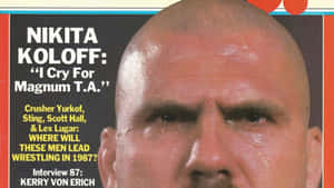 Nikita Koloff Wrestling Magazine Cover1987 Wallpaper