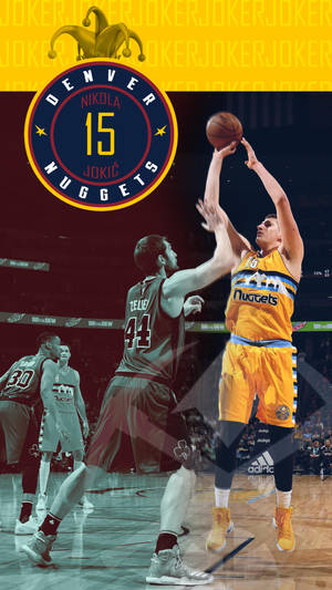 Nikola Jokic Shooting Ball Wallpaper