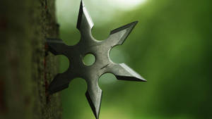 Ninja Star Shuriken Wallpaper