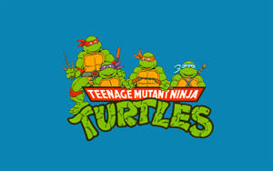 Ninja Turtle Cartoon Logo Wallpaper