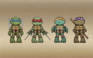 Ninja Turtle Cute But Fierce Wallpaper