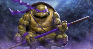 Ninja Turtle Donatello Fierce Wallpaper