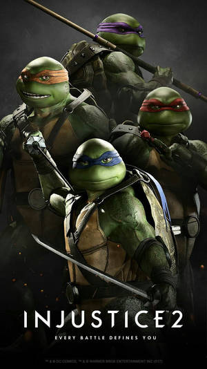 Ninja Turtle Injustice 2 Poster Wallpaper