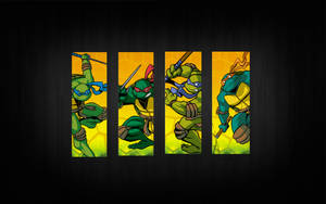 Ninja Turtle Side-by-side Wallpaper