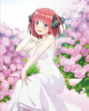 Nino Nakano In White Long Dress Wallpaper