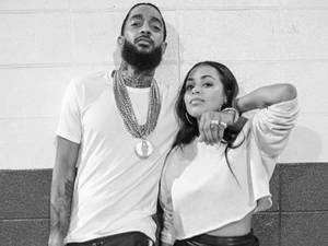 Nipsey Hussle With Lauren London Wallpaper