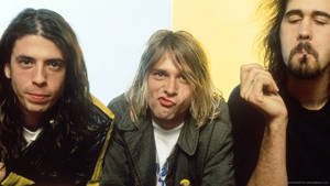 Nirvana Krist Smoking Wallpaper