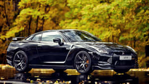 Nissan R35 Gtr Black Edition Wallpaper