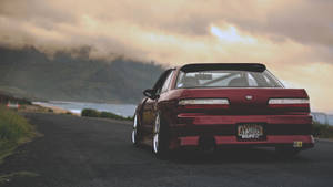 Nissan Red Silvia Wallpaper