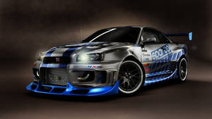 Nissan Skyline Gt-r Racing Car Wallpaper