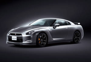 Nissan Skyline Gtr R35 Dark Gray Wallpaper