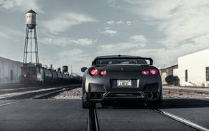 Nissan Skyline Gtr R35 Railway Track Wallpaper