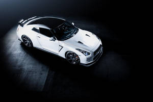 Nissan Skyline Gtr R35 Top Angle Wallpaper