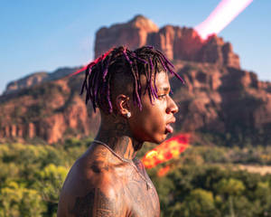 Nle Choppa On Top Of The World Wallpaper