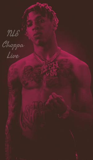 Nle Choppa Performing Live Wallpaper