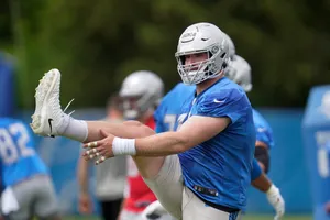 No. 77 Frank Ragnow Stretching Wallpaper