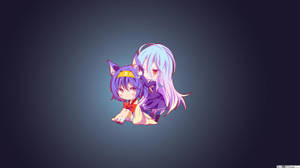 No Game No Life Chibi Duo Wallpaper