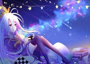 No Game No Life Shiro Fanart Wallpaper