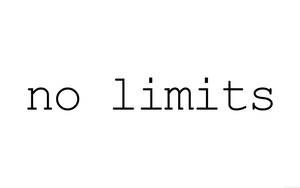 No Limits White Wallpaper