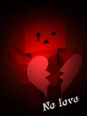 No Love Crying Danbo Wallpaper