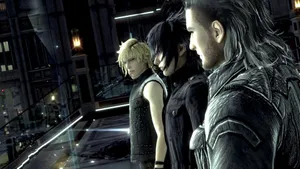 Noctis Lucis Caelum In Action Wallpaper