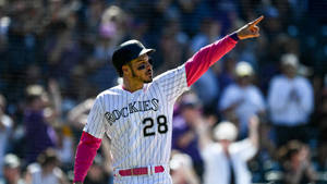 Nolan Arenado Of Rockies Wallpaper