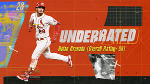 Nolan Arenado Orange Poster Wallpaper