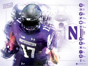 Northwestern University Sports Poster Wallpaper