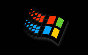 Nostalgic Windows 95 Interface Wallpaper