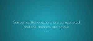 Notable Quote By Dr. Seuss In Minimalist Graphic Design Wallpaper