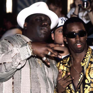 Notorious_ B I G_and_ Associate_ Vintage_ Photo Wallpaper