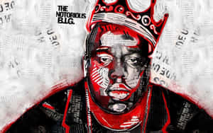 Notorious_ B I G_ Crowned_ Artwork Wallpaper