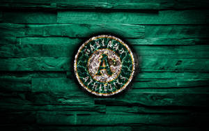 Oakland Athletics Brick Wall Wallpaper