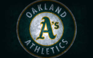 Oakland Athletics Concrete Wall Wallpaper