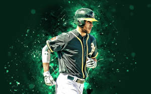 Oakland Athletics Matt Running Wallpaper