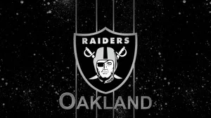 Oakland Raiders Grayscale Wallpaper