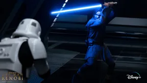 Obi Wan Kenobi Vs. Stormtrooper Wallpaper