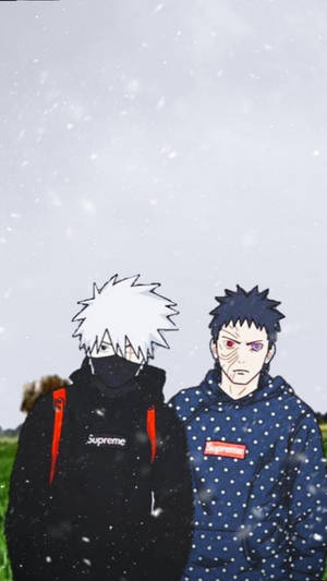 Obito Uchiha And Kakashi Hatake Supreme Wallpaper