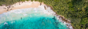 Oceanwaves At St Lucia Beach Wallpaper