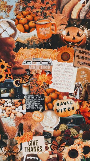 October Pumpkin Wallpaper